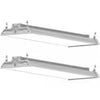 2 ft. 250-Watt Equivalent 15,400 Lumens 110-Watts Integrated LED White High Bay Light 120-277 Volt 5000K (2-Pack)