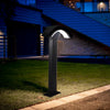 21-inch Black Outdoor LED Bollard 12W, 1200 Lumens, CCT 27/40/50K