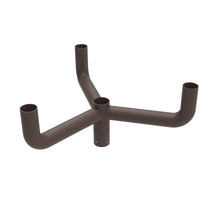 22.66 in. 120-Degree Triple Bullhorn Mounting Bracket Tenon Adapter for Round Outdoor Pole Lights