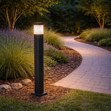34 in. Square LED Landscape Bollard Light, Selectable 3CCT