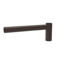 12 in. 180-Degree Single Spoke Mounting Bracket Tenon Adapter for LED Outdoor Pole Lights