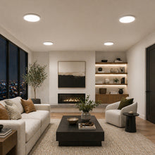 J&H LED 12 in. LED Flush Mount Ceiling Light