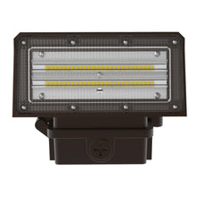 J&H LED 12-Watt Bronze LED Wall Pack Light, Dimmable, Selectable CCT 2700K/4000K/5000K, Outdoor Security Light