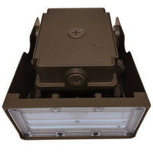 J&H LED 12-Watt Bronze LED Wall Pack Light, Dimmable, Selectable CCT 2700K/4000K/5000K, Outdoor Security Light
