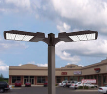 240W LED Parking Lot Light - 750W Metal Halide Equivalent - 28,800 Lumens - 5000K - Type III-M Distribution - Fixed Arm Mount