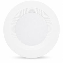 4 in. LED Recessed Light Trim, 5 CCT Selectable, Dimmable Retrofit Downlight (4-Pack)