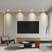 J&H LED 5/6 in. Retrofit LED Recessed Downlight, 5-Color Selectable, Dimmable, Baffle Trim, 4-Pack
