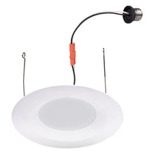 J&H LED 5/6 in. Retrofit LED Recessed Downlight, 5-Color Selectable, Dimmable, Baffle Trim, 4-Pack