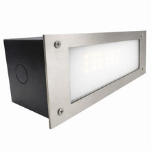J&H LED 6W Horizontal LED Step Light, Gray Recessed Wall Light