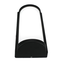 Aluminum Outdoor Cylinder Dusk-to-Dawn Wall-Mount Lantern Sconce