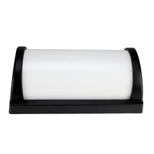Aluminum Outdoor Cylinder Dusk-to-Dawn Wall-Mount Lantern Sconce
