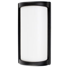 Aluminum Outdoor Cylinder Dusk-to-Dawn Wall-Mount Lantern Sconce
