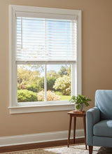 Cordless 2″ Faux Wood Blind, 28.5″ W x 72 ″ H, Inside Mount, White