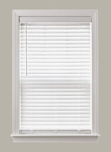 Cordless 2″ Faux Wood Blind, 28.5″ W x 72 ″ H, Inside Mount, White