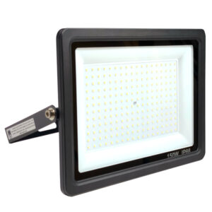 1050-Watt Equivalent Integrated Black Outdoor LED Flood Light, 18000 Lumens, Security Light