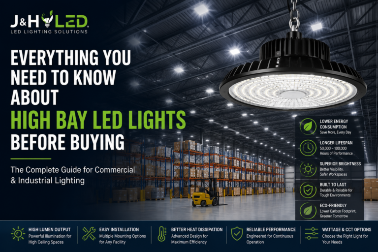 Everything You Need to Know About High Bay LED Lights Before Buying