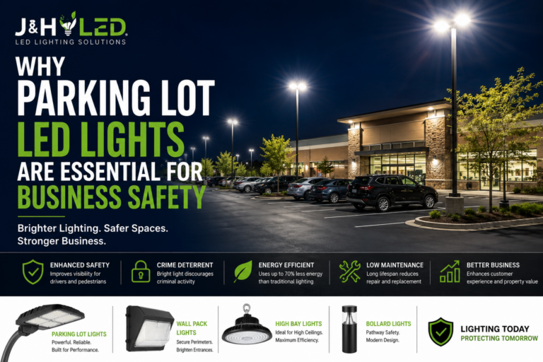 Why Parking Lot LED Lights Are Essential for Business Safety