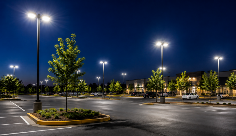 Best LED Lighting for Parking Lots in 2026: What Property Managers Should Look For