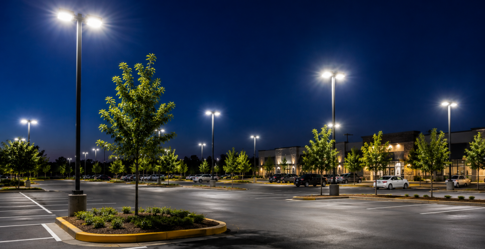 Best LED Lighting for Parking Lots in 2026: What Property Managers Should Look For