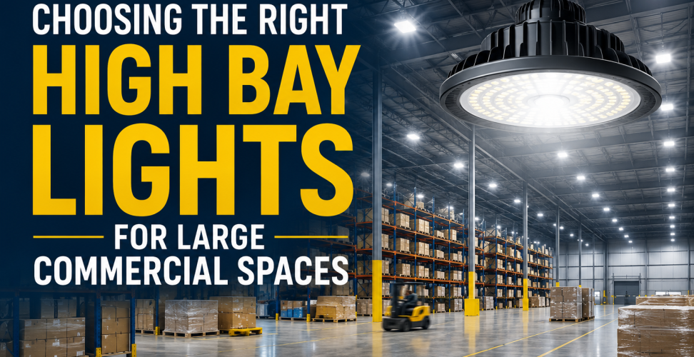 Choosing the Right High Bay Lights for Large Commercial Spaces