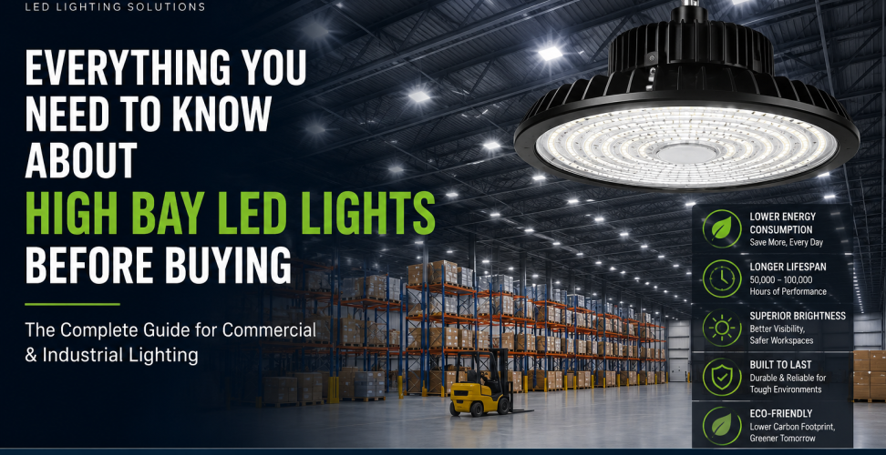 Everything You Need to Know About High Bay LED Lights Before Buying
