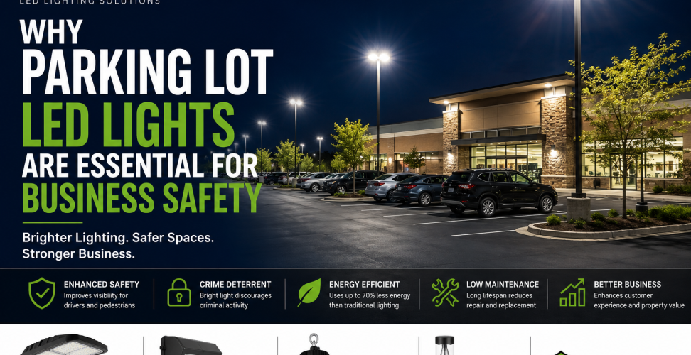Why Parking Lot LED Lights Are Essential for Business Safety