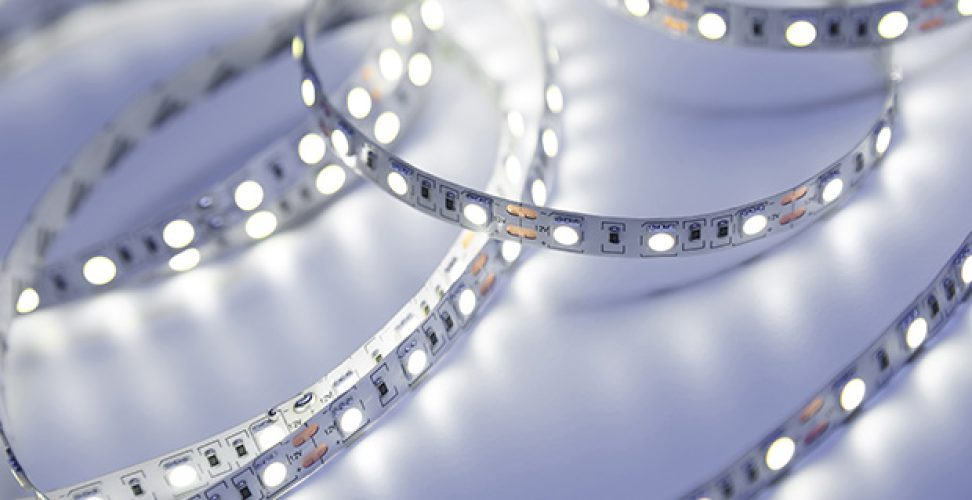 led-shining-diode-strip-close-up
